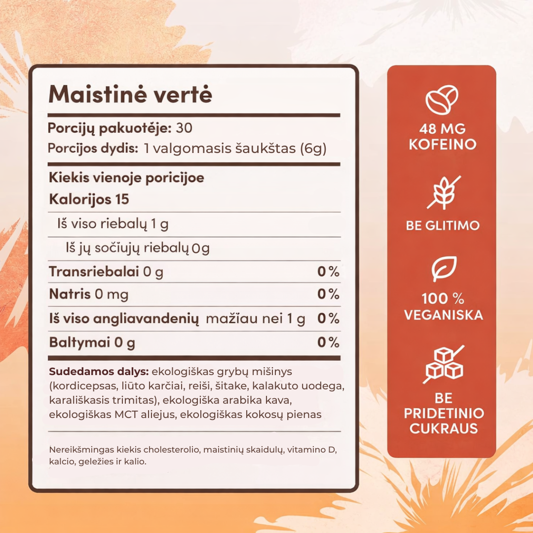 Funkcinė Grybų Kava